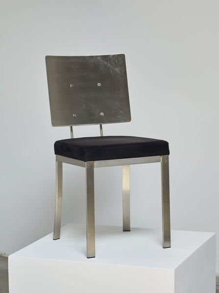 Stainless Steel Chair, Late 20th C
